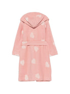 Accappatoio per bambina Molo Kids rosa con motivo a cuori 7W26W401 5873 MOLO KIDS 