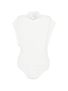Body per donna Alysi bianco con collo alto 116403 P6014 BI ALYSI 