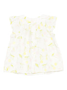 Camicia per neonata Bonpoint bianco con maniche arricciate S06XBLW00001 625 BONPOINT 