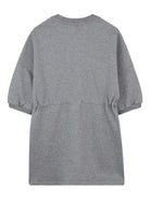 Abito per bambina Chloé Kids grigio con logo sul davanti C20617 A46 CHLOE' KIDS 