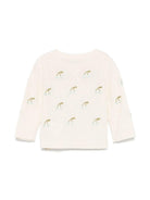 Cardigan Fayana per neonata Bonpoint beige con motivo con ricamo S05XCAK00009 104 BONPOINT 