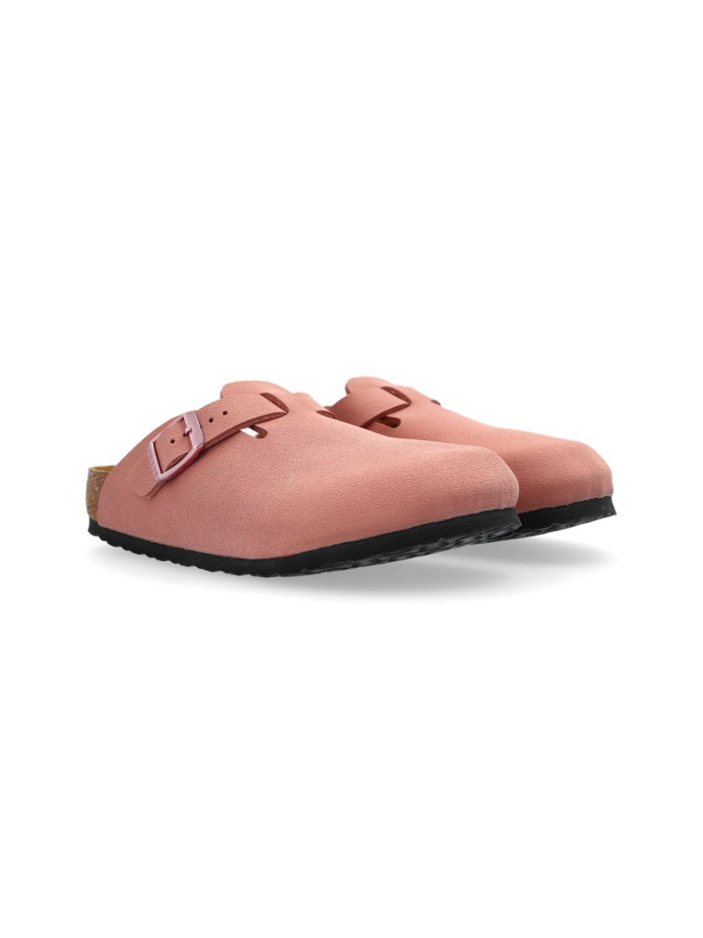 Slippers per bambini Birkenstock Kids Boston rosa con chiusura con fibbia 1029748 PINK BIRKENSTOCK 
