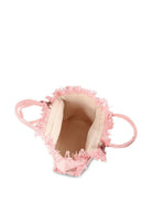 Borsa Colette MC2 Saint Barth rosa con dettaglio frange COL0001 00135L MC2 ST. BARTH KIDS 