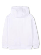 Felpa per bambina Givenchy Kids bianco con decorazione strass H30772 10P GIVENCHY KIDS 
