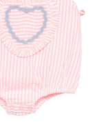 Tutina per neonata Billieblush rosa con design a righe U21797 S21 BILLIEBLUSH KIDS 