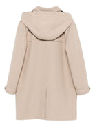 Cappotto per bambino Fendi Kids beige con applicazione con logo JUA244 AUKO F1P2N FENDI KIDS 