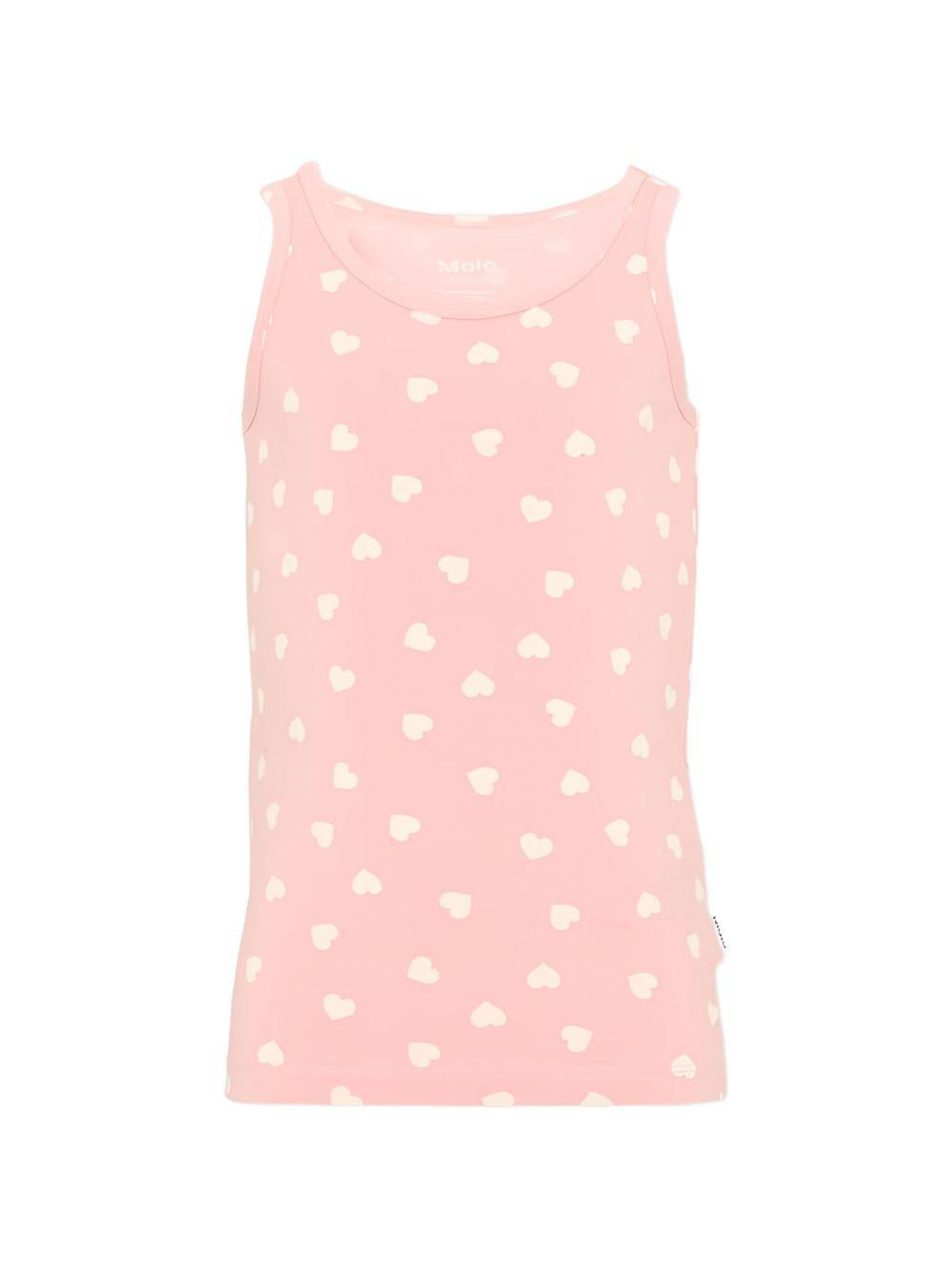 Set 2 t-shirt per bambina Molo Kids rosa/panna con stampa grafica 2W26Q801 5873 MOLO KIDS 