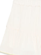 Gonna per bambina MSGM Kids bianco con design a balze S6MSJGSK210 001 MSGM KIDS 
