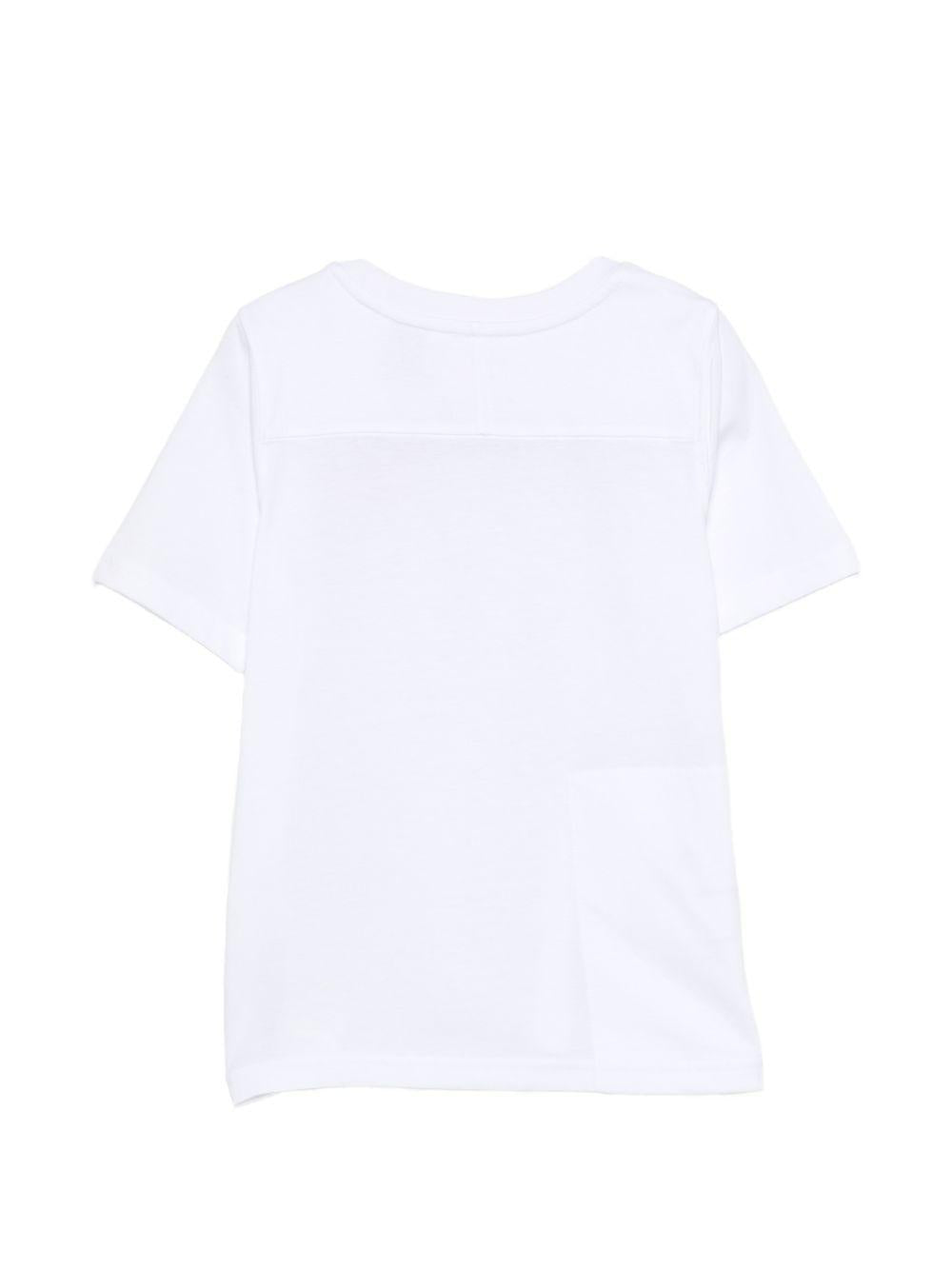 T-shirt per bambino K Way Kids bianca con stampa grafica K3148NW 001 K-WAY KIDS 