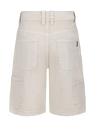 Bermuda cargo per bambino Molo beige con due tasche laterali 1S25H110 8955 MOLO KIDS 