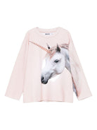 Felpa per bambina Molo rosa con stampa unicorno 2W25J208 9607 MOLO 