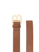 Cintura per bambina Balmain Kids marrone chiaro con fibbia BY0Q71 Z1371 116 BALMAIN KIDS 