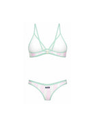 Bikini per donna MC2 Saint Barth multicolore con design a righe PANA003 01129L MC2 ST. BARTH 