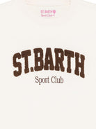 Felpa da donna MC2 Saint Barth bianca con patch del logo STD0001 00798L MC2 ST. BARTH 