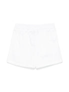 Shorts sportivi con logo per bambina MSGM Kids bianco con vita elasticizzata S5MSJGSH270 001 MSGM KIDS 
