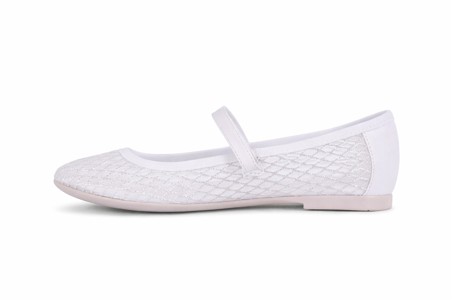 Ballerine per bambina Monnalisa bianche con chiusura a strappo 87G002 7704 0099 MONNALISA 