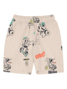 Bermuda per bambino Billieblush beige con stampa U21724 130 BILLIEBLUSH KIDS 