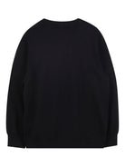 Felpa per bambino Givenchy Kids nera con applicazione con ricamo H30947 09B GIVENCHY KIDS 