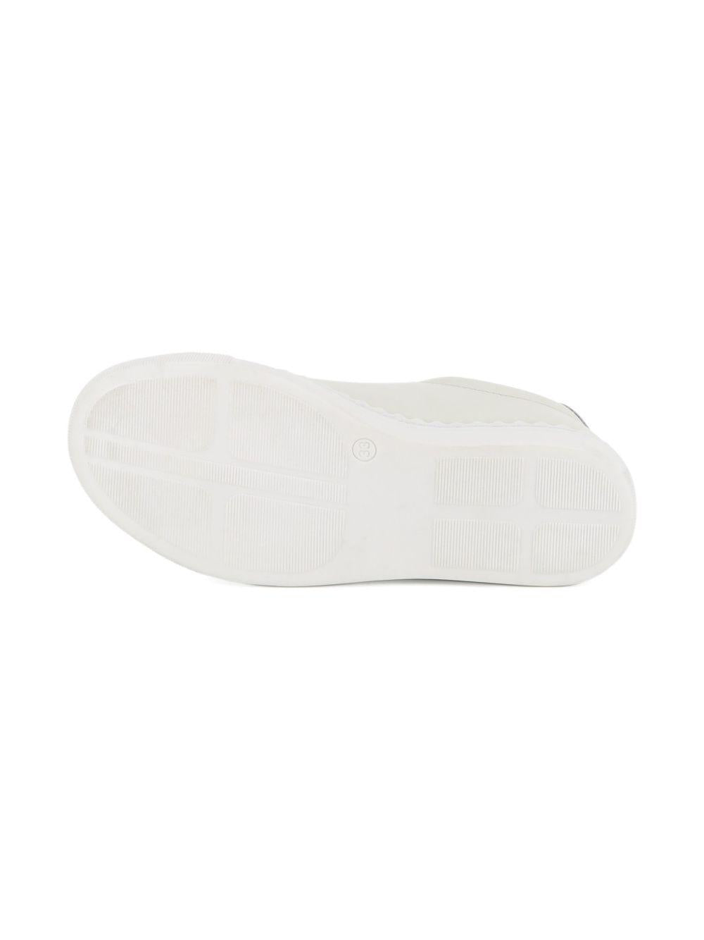 Sneakers per bambina Chloé Kids traforate bianche in pelle C20698 117 CHLOE' KIDS 