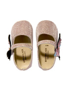Ballerine per neonata BabyWalker rosa con glitter e decorazione a farfalla PB1644 DUSTY PINK BABYWALKER KIDS 