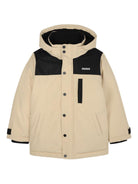 Giubbino per bambino Hugo Kids beige con design color-block G00485 P90 Hugo 
