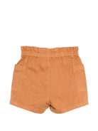 Shorts Nougat per neonato Bonpoint marroni con vita elasticizzata S06XBEW00006 066B BONPOINT KIDS 
