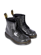 Stivali per bambina Dr. Martens Kids neri con effetto glitter 41435001 1460 Dr martens kids 