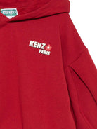 Felpa per bambina Kenzo Kids rosso con logo sul davanti K61364 956 KENZO KIDS 