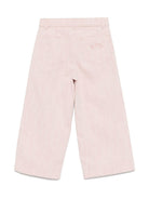 Pantaloni per bambina Bonpoint Gersande rosa con due tasche posteriori applicate S05GPAW00002 023B BONPOINT 