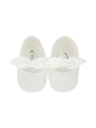 Ballerine per neonata Monnalisa bianco con fiocco 73F005 6135 0001 MONNALISA 
