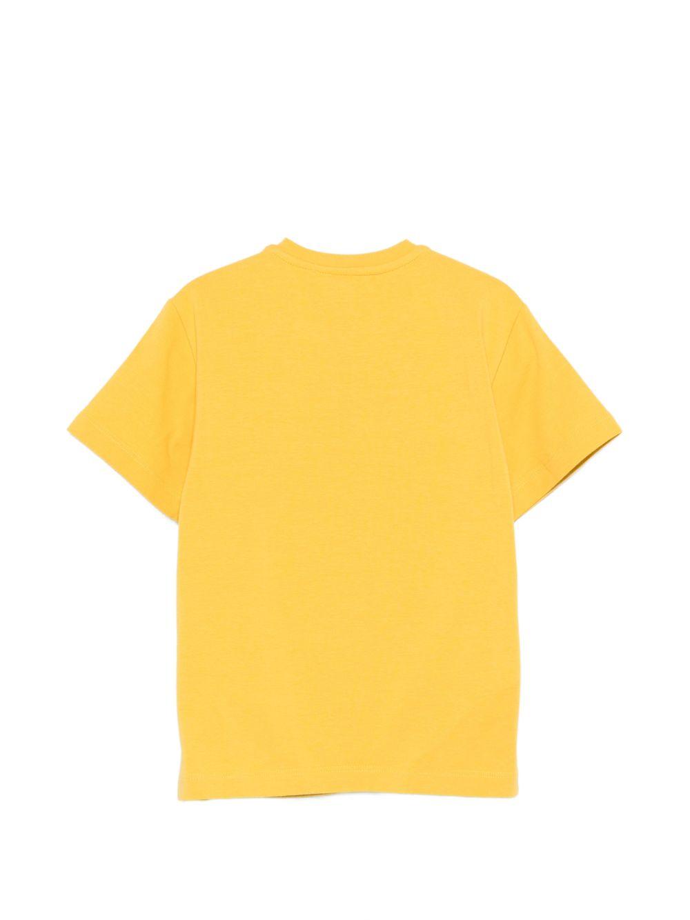 T-shirt per bambina Elisabetta Franchi La Mia Bambina giallo stampa logo EFTS2610JE006 2115 ElISABETTA FRANCHI KIDS 