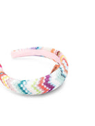Cerchietto per bambina Missoni Kids multicolore con motivo a zigzag MZ0A04 Q0114 999 MISSONI KIDS 