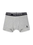 Set tre boxer per bambino Polo Ralph Lauren Kids multicolore con caratteristico ricamo Polo Pony 9P5015 K0O Ralph Lauren kids 
