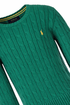 Maglione per bambino Polo Ralph Lauren Kids verde con ricamo Polo Pony sul davanti 322702674 504 Ralph Lauren kids 
