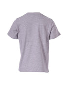 T-shirt per bambino Stella McCartney Kids grigia con stampa grafica sul davanti TY8P01 Z0434 807 STELLA McCARTNEY KIDS 