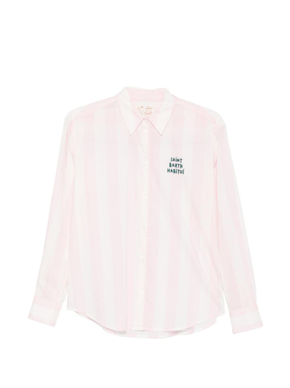Camicia per donna MC2 Saint Barth multicolore con design a righe MDH001 01389L MC2 ST. BARTH 