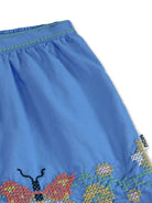 Shorts per bambina Molo blu con ricamo farfalle 2S26H121 5649 MOLO KIDS 