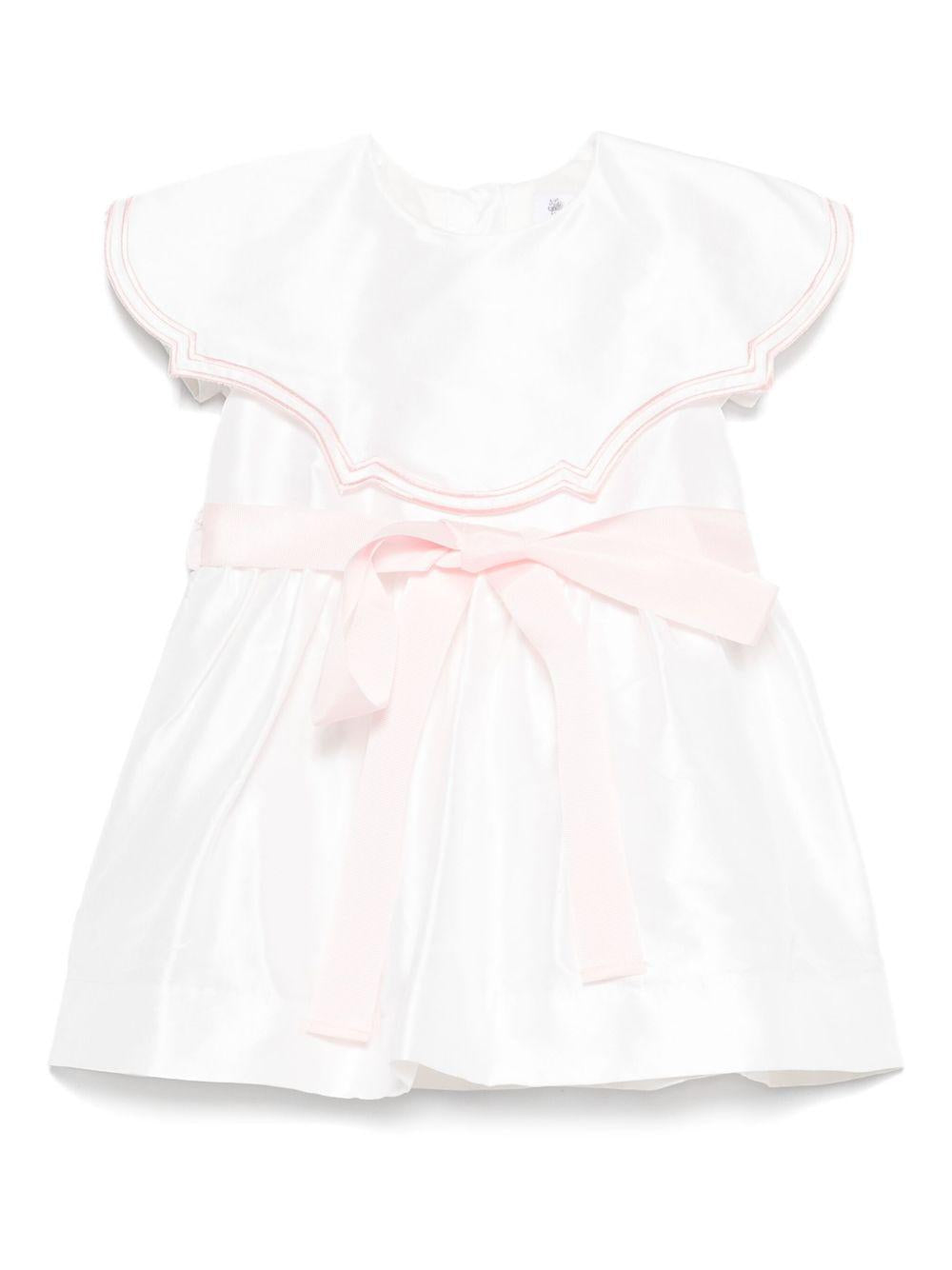 Abito per neonata JESURUM BABY Elettra bianco con dettaglio fiocco ELETTRA VAR.74 JESURUM KIDS 