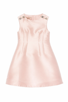 Abito per bambina Elie Saab Junior rosa con decorazioni sulle spalle EFAB114TS0807 PNK ElIE SAAB 
