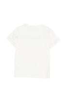 T-shirt per bambino Missoni Kids bianca con logo ricamato MY8P51 Z3672 102 MISSONI KIDS 