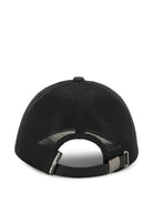 Berretto per bambini Karl Lagerfeld Kids nero con pannelli a rete Z31226 09B KARL LAGERFELD KIDS 