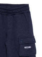 Set t-shirt e shorts per bambino Moschino Kids multicolore con stampa Teddy sul davanti HUG00WLCA88 83240 MOSCHINO KIDS 