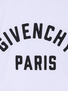 T-shirt per bambino Givechy Kids bianca con logo ricamato H31109 10P GIVENCHY KIDS 