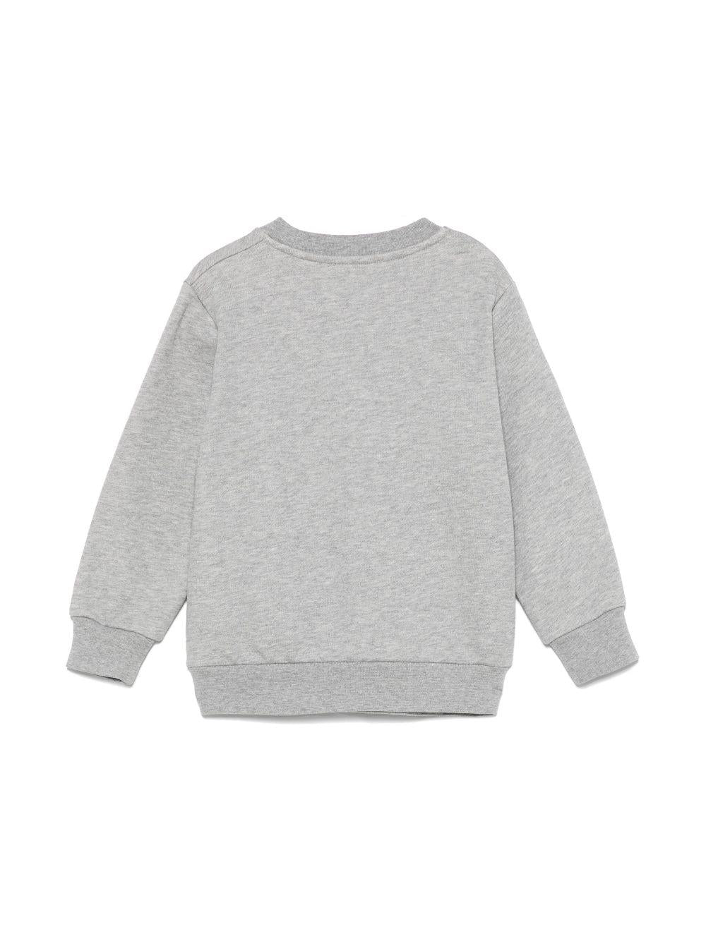 Felpa per bambino Versace Kids grigio con stampa Medusa 10185611A13256 2EG40 VERSACE KIDS 