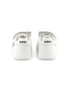 Sneakers per bambino Boss Kidswear bianco con stampa logo J51644 10P BOSS KIDS 