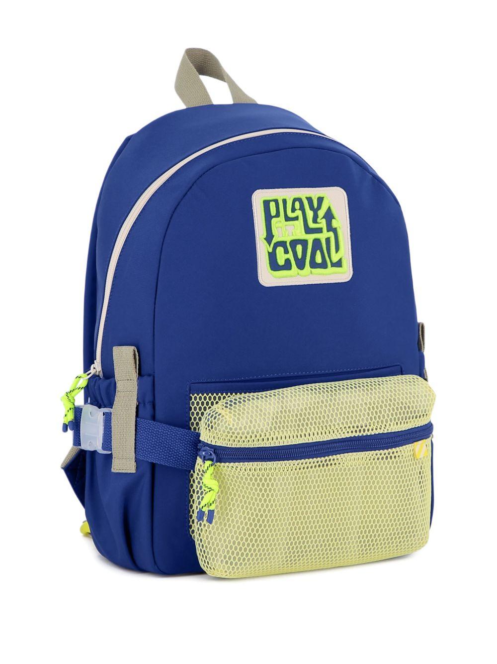 Zaino per bambini Billieblush blu con tasca in rete U22072 843 BILLIEBLUSH KIDS 