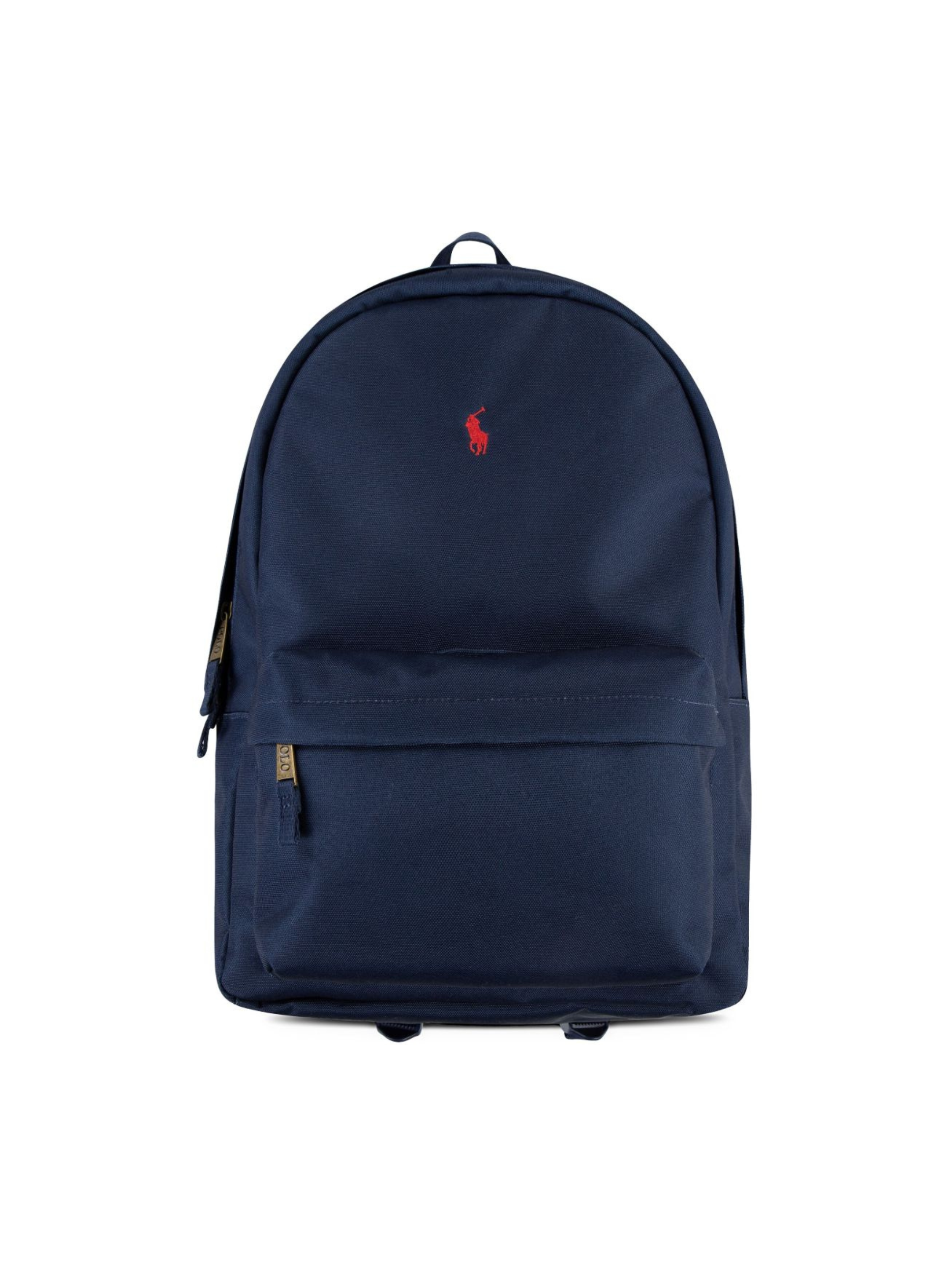 Zaino per bambini Polo Ralph Lauren Kids blu con motivo Polo Pony 9AR151 BCV Ralph Lauren kids 