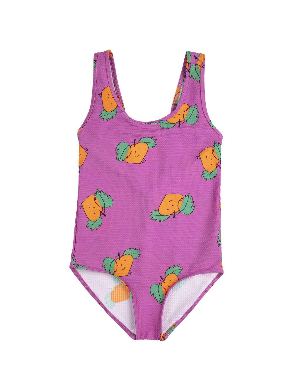 Costume intero per bambina Bobo Choses viola con stampa grafica all-over B126AC125 511 BOBO CHOSES KIDS 