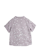 Camicia per bambino Mini Rodini viola con stampa all-over stelle 26220102 PURPLE MINI RODINI KIDS 