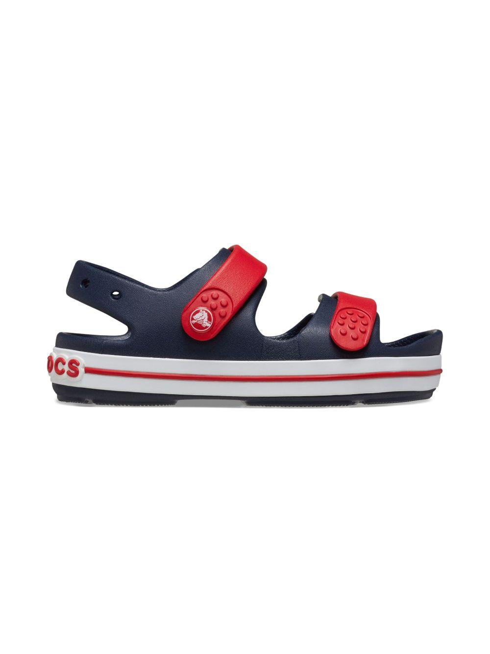 Sandali per bambino Crocs Kids blu con dettaglio bicolore 209423 NAVR CROCS KIDS 